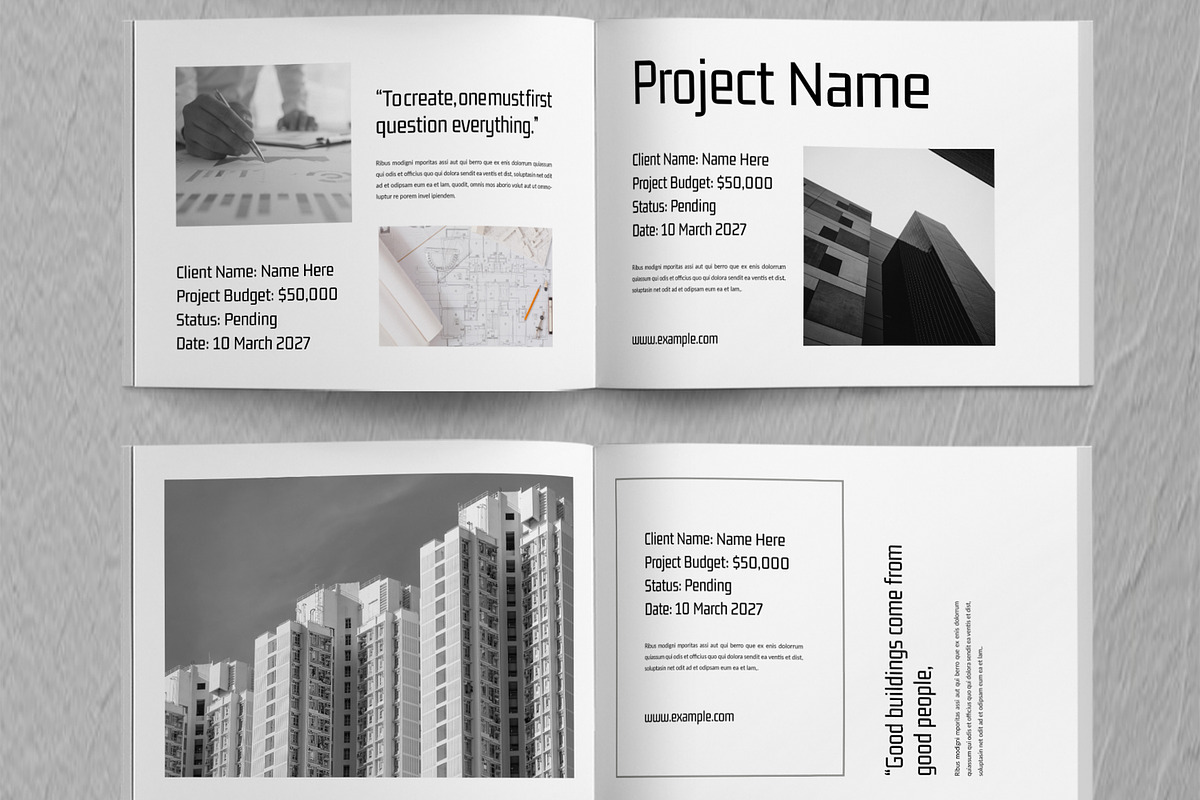 Modern Architecture Portfolio, a Brochure Template by ContestDesign (Photo 4 of 5)