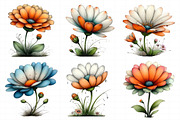 Whimsical Spring Daisy Flower Clipar, an Illustration by Daily.Designs (Thumbnail 7 of 8)