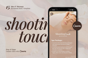 Shooting | Spa Canva Instagram Story