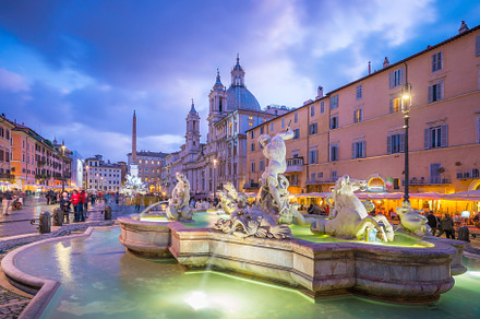 Piazza Navona in Rome, Italy, an Architecture Photo by f11photo