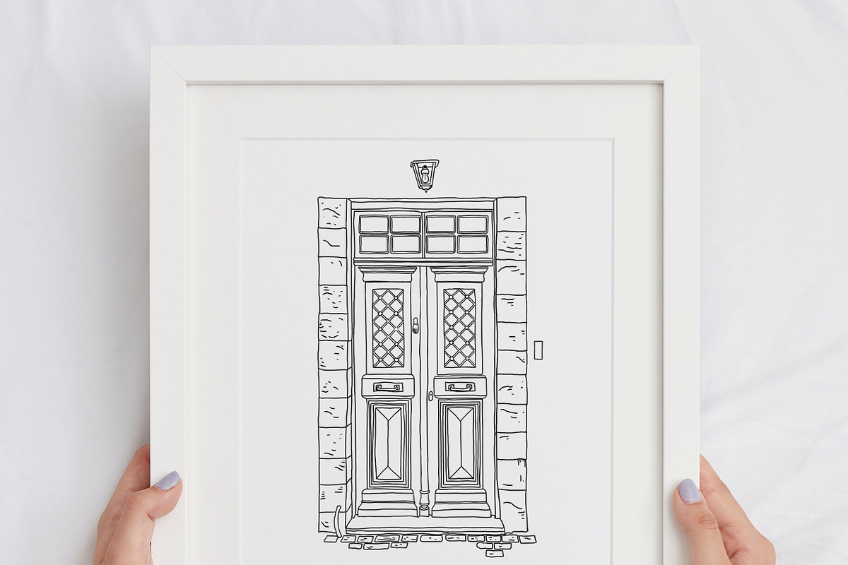 Doors. Vector set, an Object Illustration by iri-illustration (Photo 7 of 9)