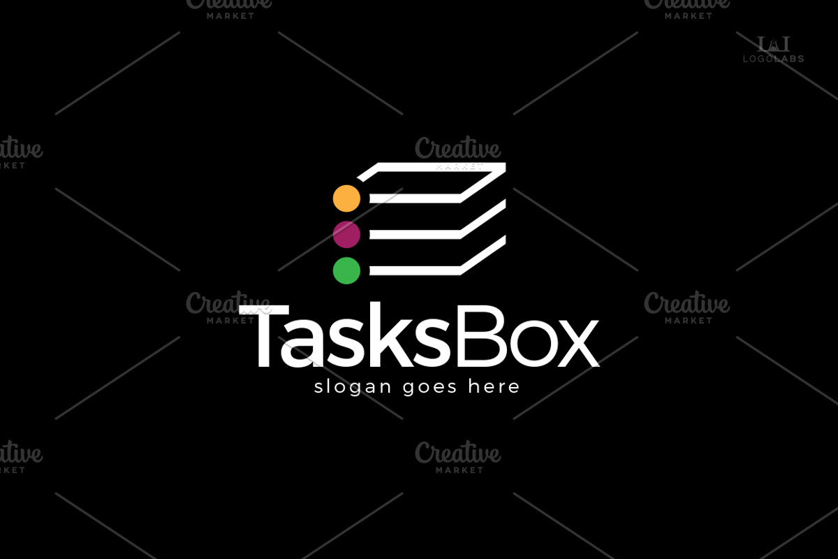 Tasks Box Logo, a Branding & Logo Template by LogoLabs