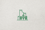 Minimalist Building Nature Logo, a Branding & Logo Template by Luxury Logos (Thumbnail 4 of 4)
