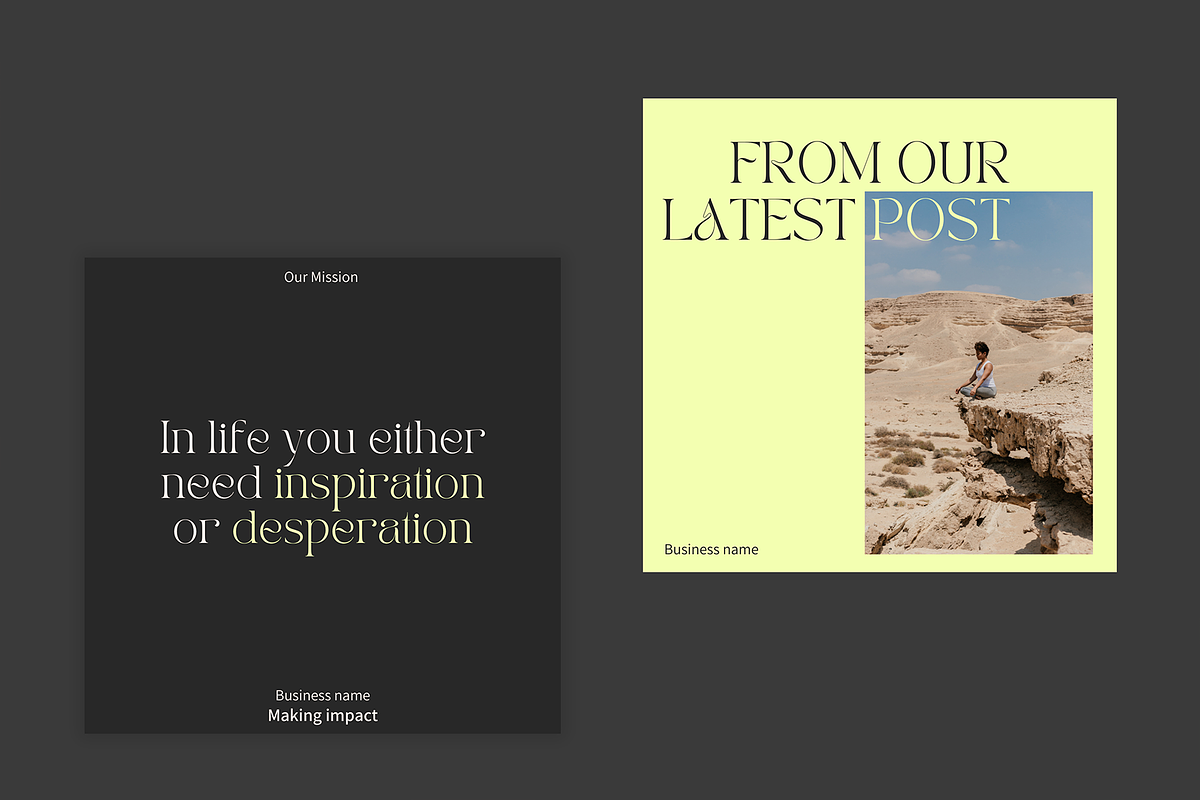 Business instagram canva template, a Templates & Theme by hk__dsgn (Photo 4 of 9)