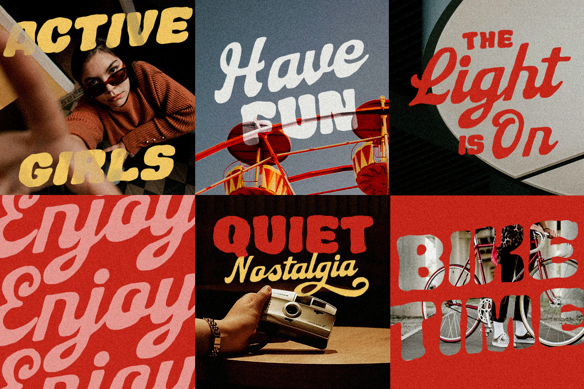 Redmont Retro Font Duo, a Script Font by Letterhend Studio (Photo 10 of 10)