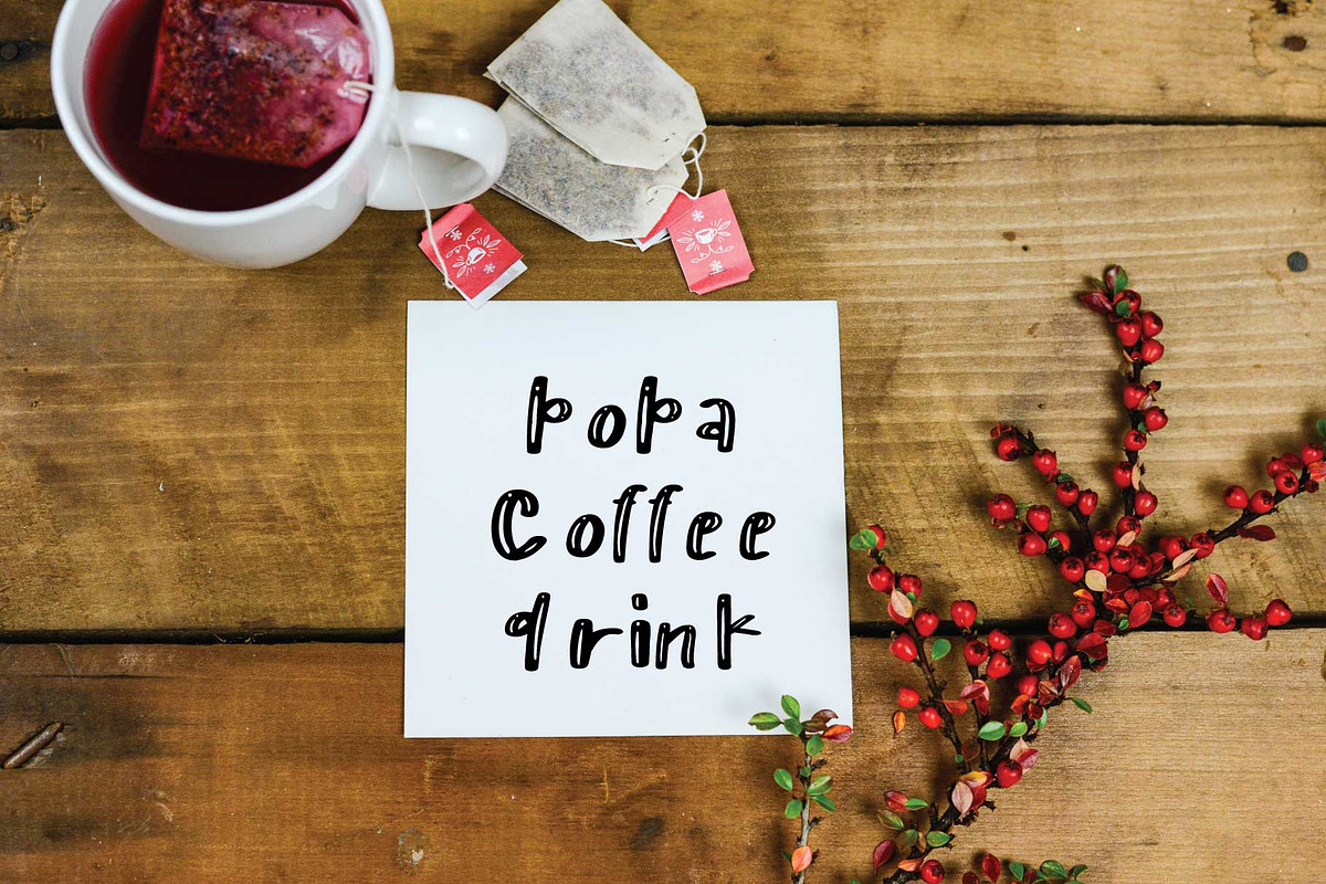 boba boba font preview 2