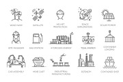 Industrial Activity Icons Pack, a Technology Illustration by Tettygreen (Thumbnail 2 of 3)