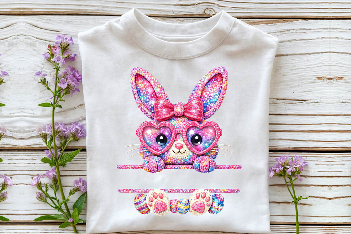 Crochet Easter Bunny Png, an Illustration by DreamCafeArt (Photo 5 of 6)