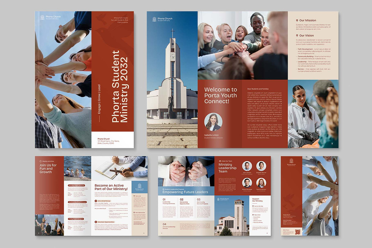 Modern Church Ministry Brochure, a Brochure Template by BrandPacks (Photo 3 of 5)
