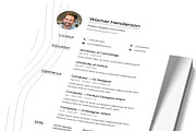 Minimaline Resume Template, a Resume Template by rivatxfz (Thumbnail 2 of 2)