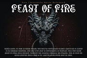 Lerapetra Display Font, a Blackletter Font by TypeClassHeroes (Thumbnail 5 of 10)