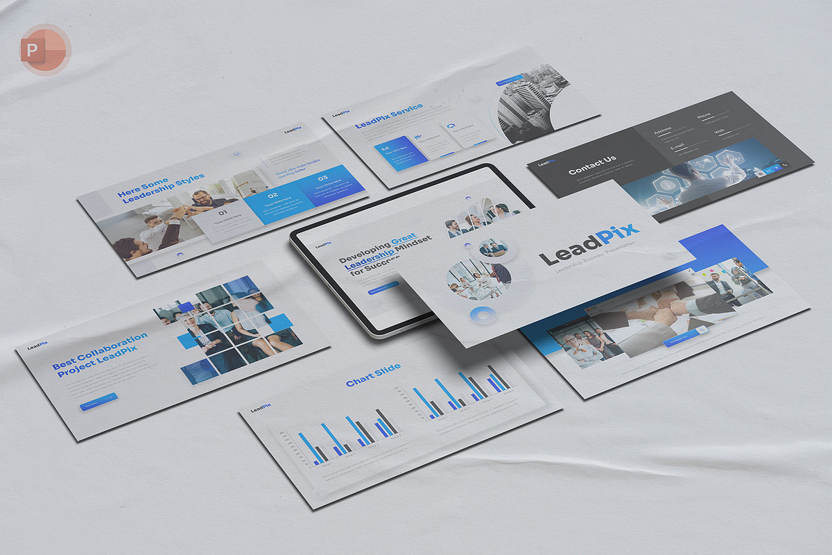Leadership Business PowerPoint, a Presentation Template by Pixslides (Photo 1 of 10)