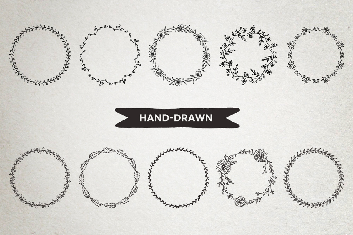 Decorative Round Frames Borders, a Decorative Illustration by AzmariDigitals (Photo 2 of 5)