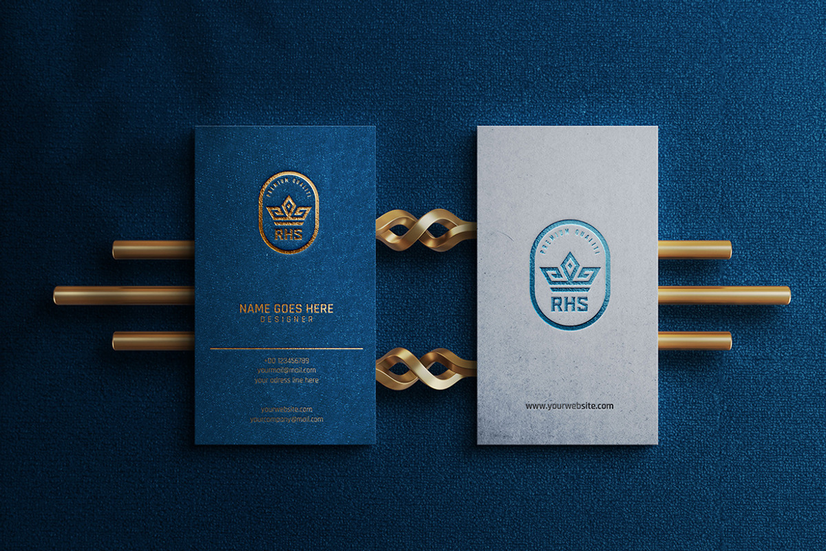 Luxury Business Card Mockup, a Branding & Logo Template by Artlogs x Modaldesain (Photo 3 of 4)