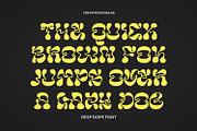 Deep Dope - Psychedelic Liquid Font, a Font by creativemedialab (Thumbnail 6 of 10)