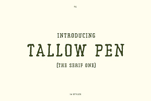 TC Tallow Pen Serif