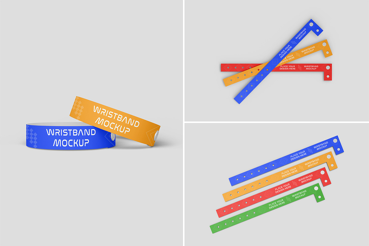 Wristband Mockup, an Advertising Mockup by Farabion Studio (Photo 1 of 4)