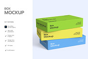 Stacked Packaging Box Mockup, an Advertising Mockup by graphypix (Thumbnail 2 of 4)