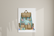 50 Back to School Clipart PNG, a Decorative Illustration by Pati Charm Studio (Thumbnail 7 of 8)