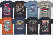 100 Retro Tshirt Designs Bundle, an Education Illustration by roach_graphic (Thumbnail 9 of 14)