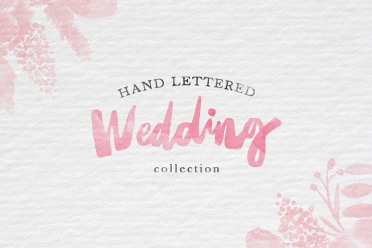 Hand Lettered Wedding Collection, an Illustration by hellopop design (Photo 1 of 4)