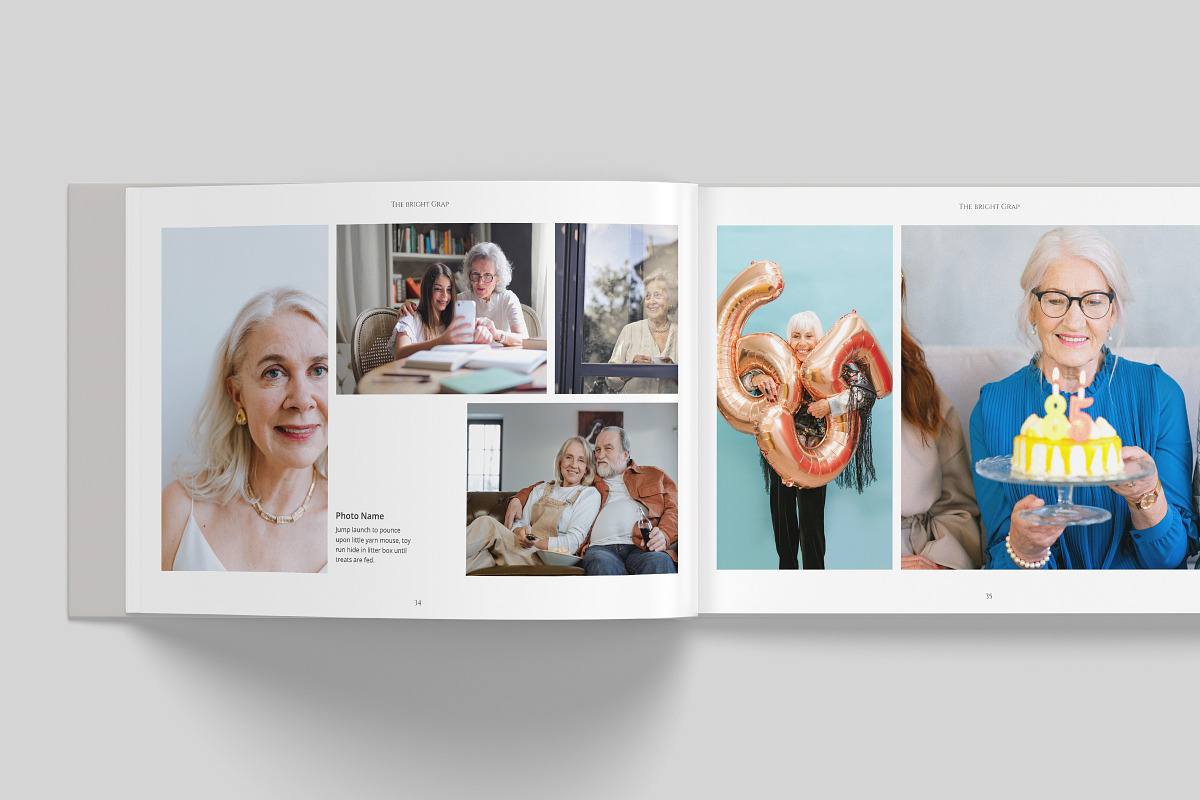 Photo Book / Album or Portfolio, a Brochure Template by TheBrightGrap (Photo 19 of 22)