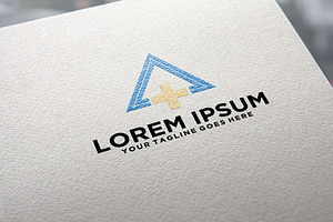 Medical Healthy triangle logo design, a Branding & Logo Template by REDVY CREATIVE