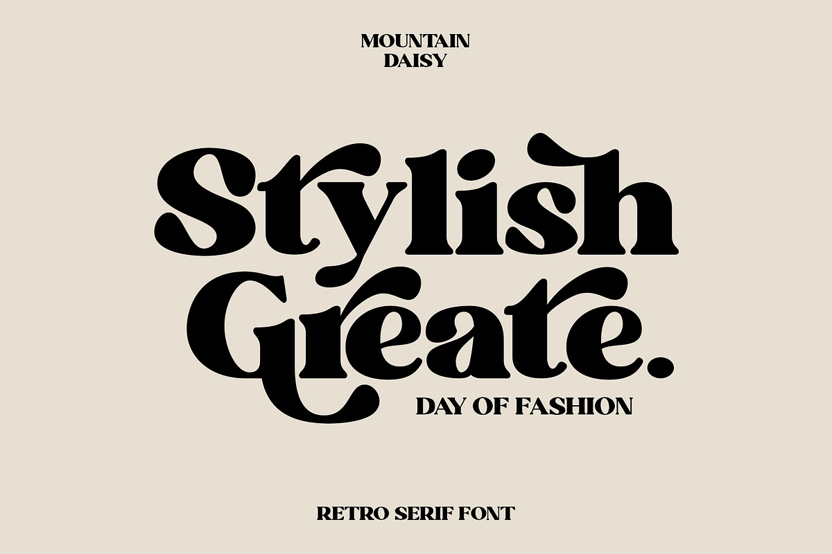 Mountain Daisy - Stylish Serif, a Serif Font by Myn Type (Photo 6 of 11)