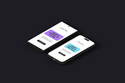 iPhone 14 Pro Max & S22 Ultra Mockup, an iPhone Mockup by Modern Studio (Thumbnail 11 of 20)
