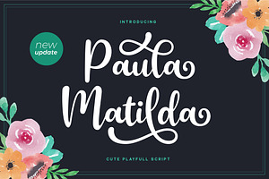 Paula Matilda - Playful Script