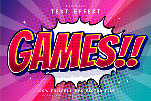 Comic Style Text Effect