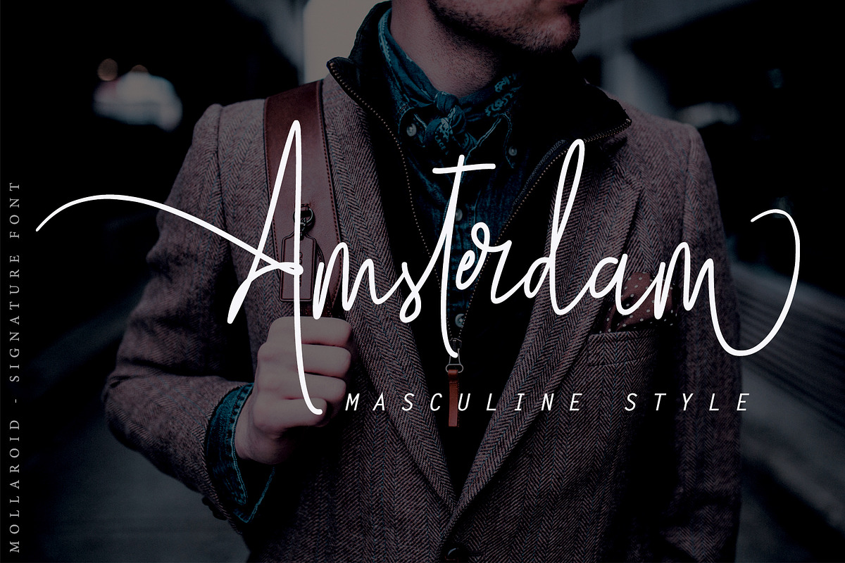 Mollaroid | Signature Font preview 7