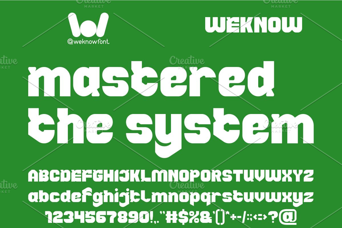 Science Preacher font, a Font by weknow (Photo 3 of 8)