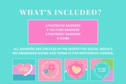 Colorful Social Media Templates, a Social Media Template by SunshineStudioBoutique (Thumbnail 3 of 9)