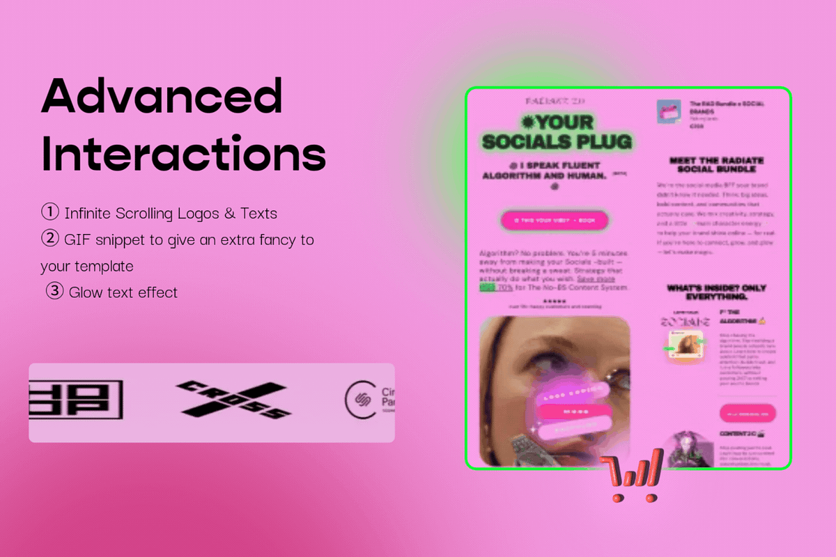 NEON ThriveCart Full Funnel Template, a Landing Page Template by dunagency (Photo 6 of 7)
