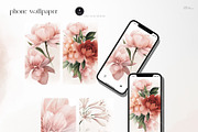 Flowers collection, floral clipart, an Illustration by ollalya (Thumbnail 10 of 14)