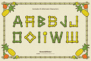 Bamboo - A Fun Tropical Display Font, a Sans Serif Font by Komet & Flicker (Thumbnail 6 of 9)