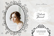 Delicate Flourish Frame Collection, an Object Graphic by PaperJamLab (Thumbnail 1 of 10)