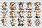Ice Cream Animals PNG Clipart, an Animal Illustration by Nicolle's Colorful Art (Thumbnail 3 of 4)