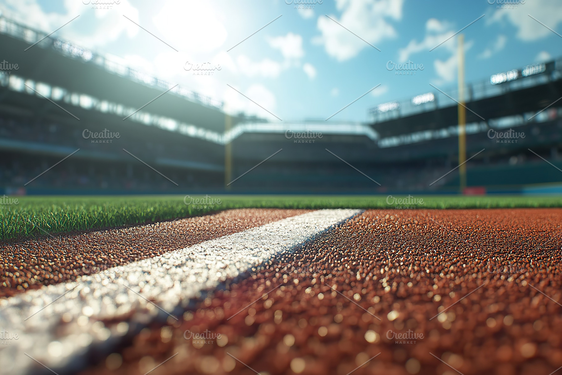 Professional baseball arena on open air stadium, a Sports & Recreation Photo by AlyaAnd