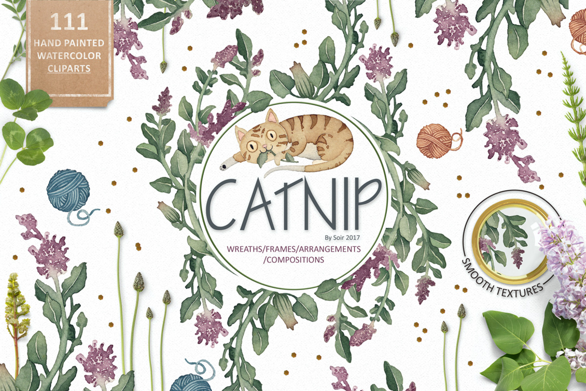 Catnip, a Texture Illustration by Soir Creative (Photo 1 of 6)