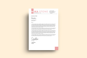 Modern Resume & Cover Letter Design