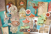 Ocean Scrapbooking Kit, an Illustration by Secret Helper (Thumbnail 5 of 9)