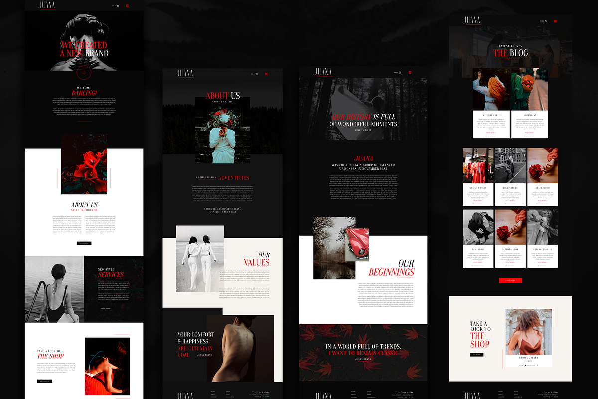 WordPress Elementor Template Kit, an UI Kit Template by Touringxx Creative Studio (Photo 2 of 5)