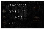 XXII Lvcifervm, a Blackletter Font by Doubletwo Studios (Thumbnail 6 of 13)