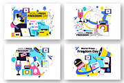 10 World Press Freedom Day, a Work Illustration by denayunebgt (Thumbnail 3 of 4)