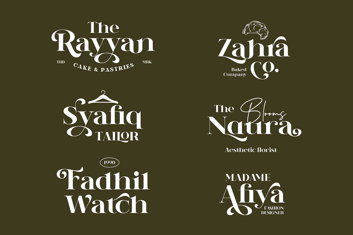 Reindan - Beautiful Bold Serif, a Font by Novitype (Photo 7 of 14)