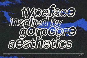 Gorpcore TM Off Grid Sans Serif