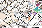 ALL 3D iPHONE MOCK-UP BUNDLE VOL-I0, an iPhone Mockup by Graphicsworld125 (Thumbnail 2 of 19)