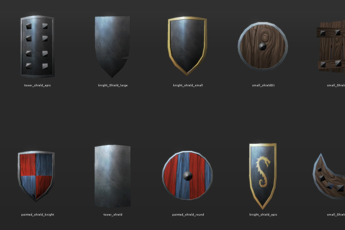Simple Shields, a 3D by FasterBoom (Photo 2 of 2)